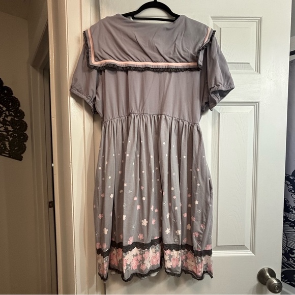 Studio Ghibli Spirited Away Cherry Blossoms Sailor Dress Plus Size 2X, EUC - Picture 13 of 17
